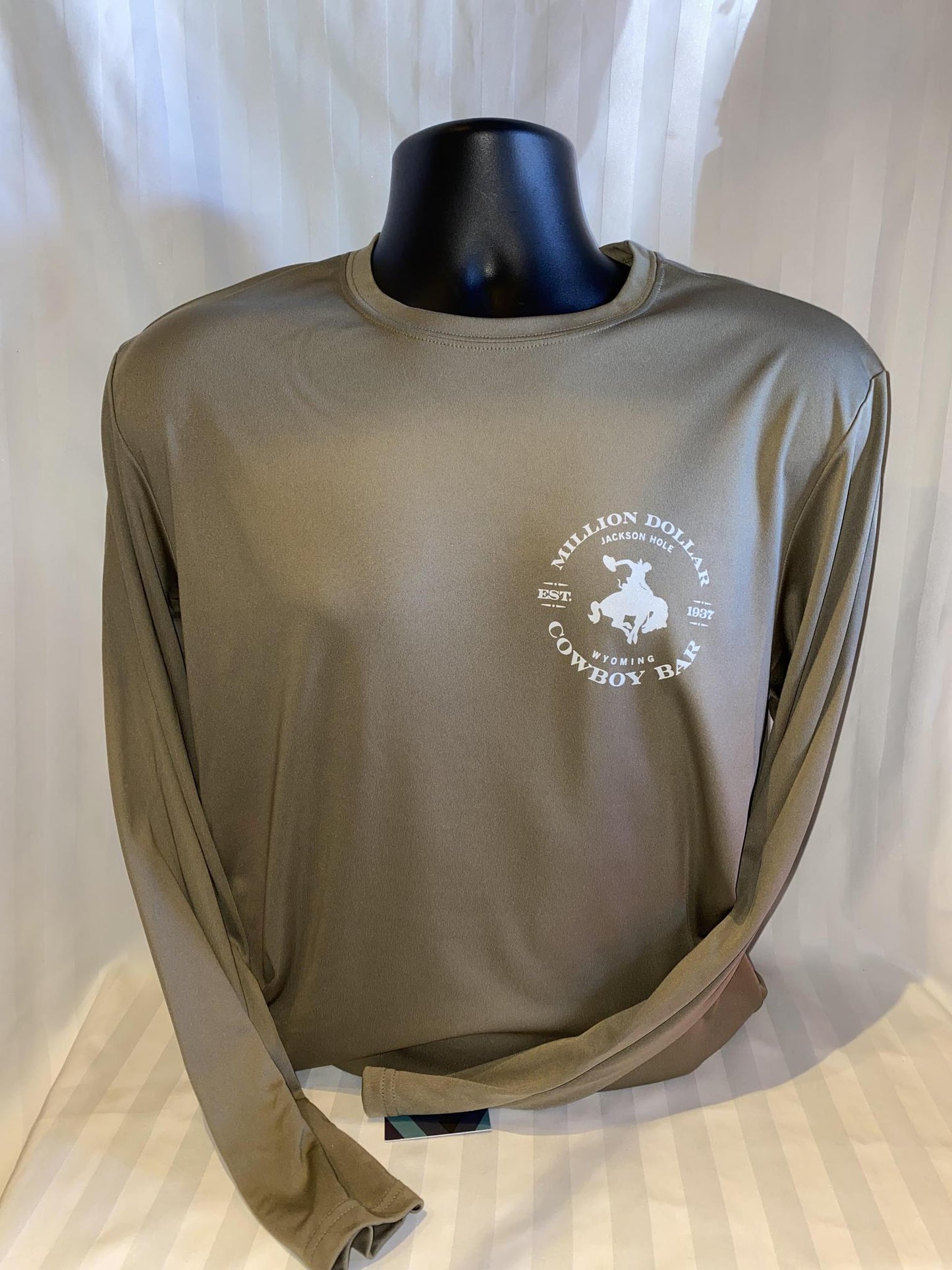 Long sleeve Athletic Wear Olive