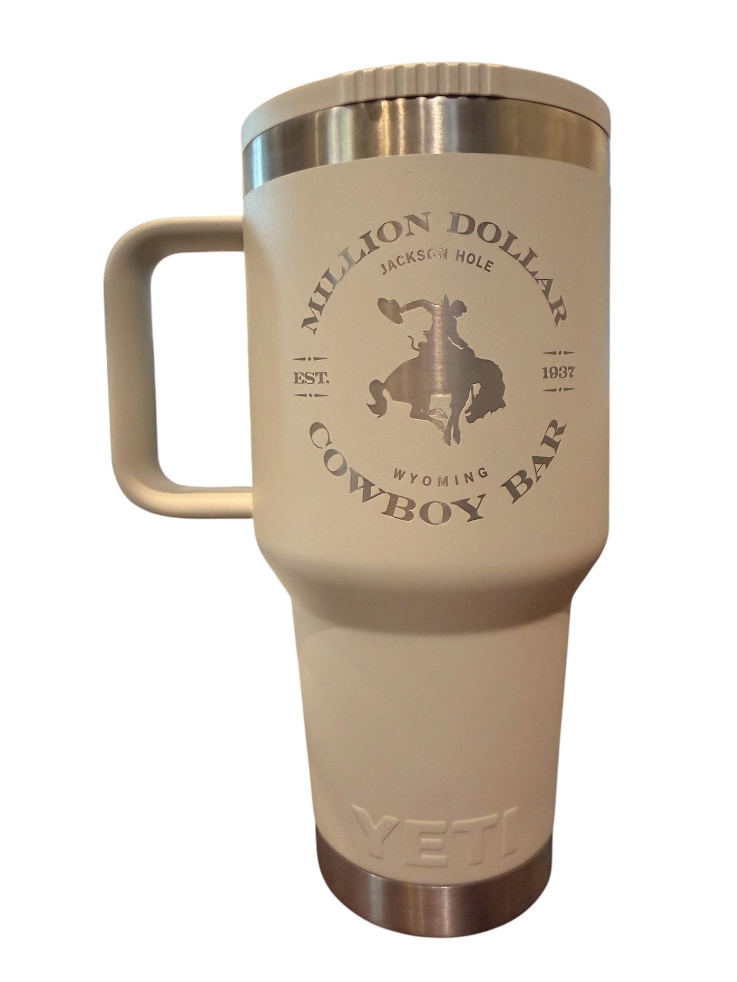 30 oz Yeti Mug W/ Straw Taupe