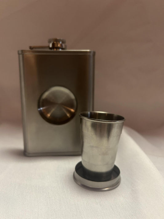 MDCB 8 oz Flask W/Shot SPP