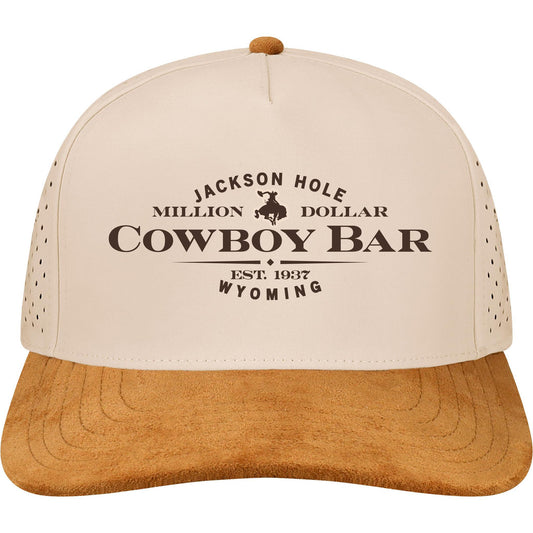 Brown and Tan Suede Hat