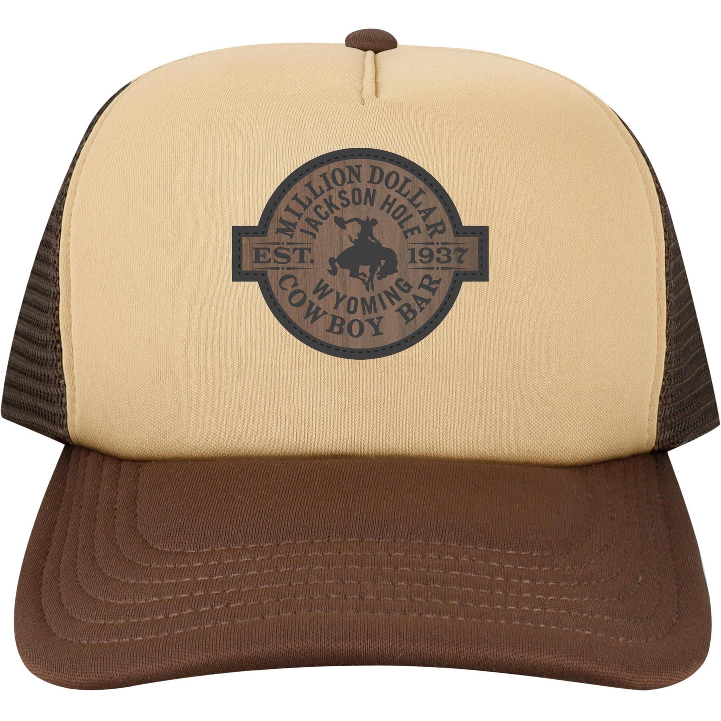 Tan Brown Patch Hat