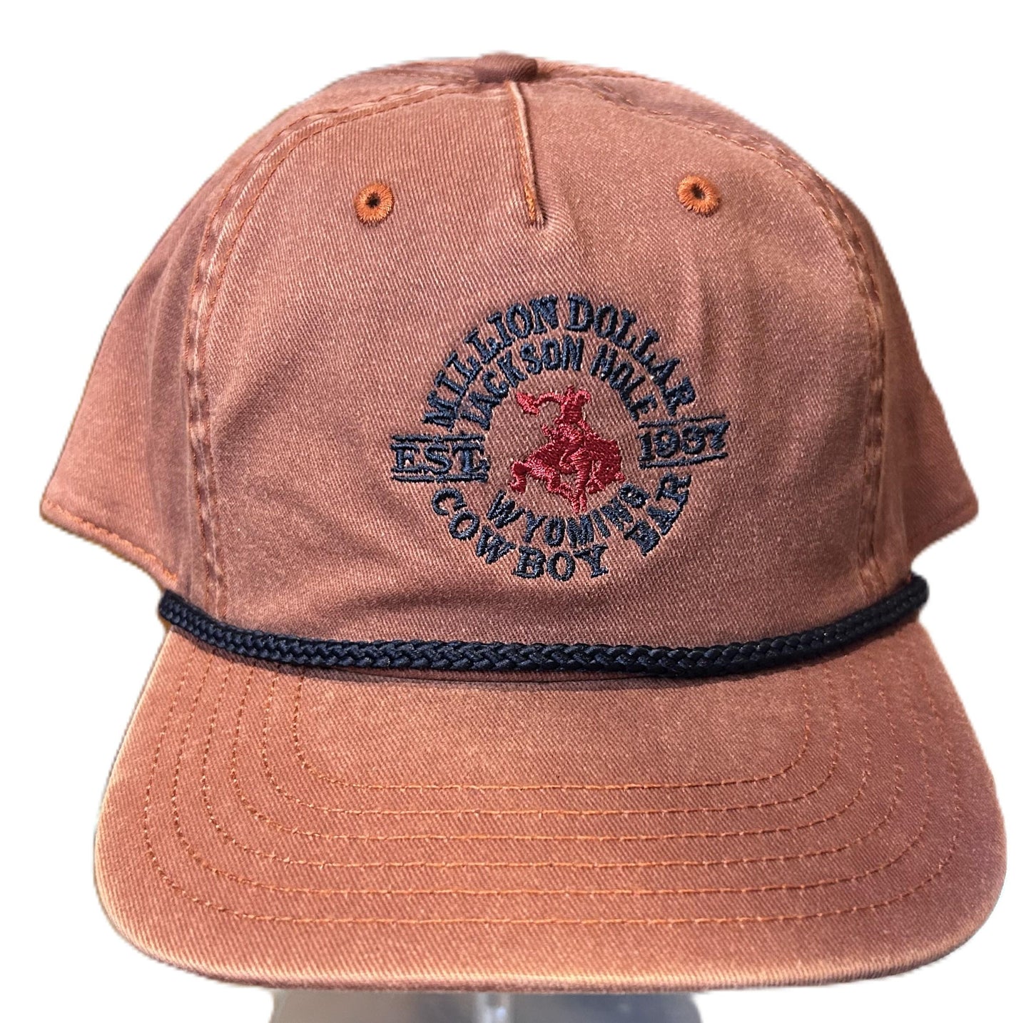 Rust Brown Snapback Hat