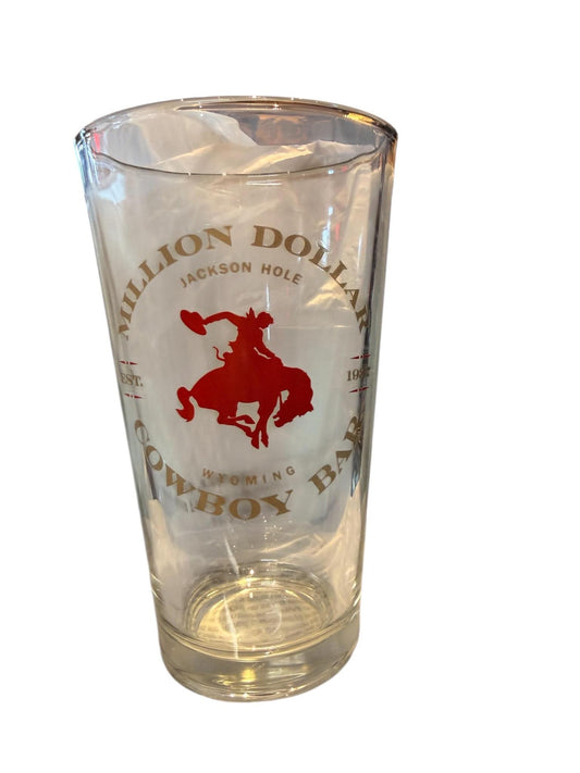 Red and Gold Logo Pint Glass