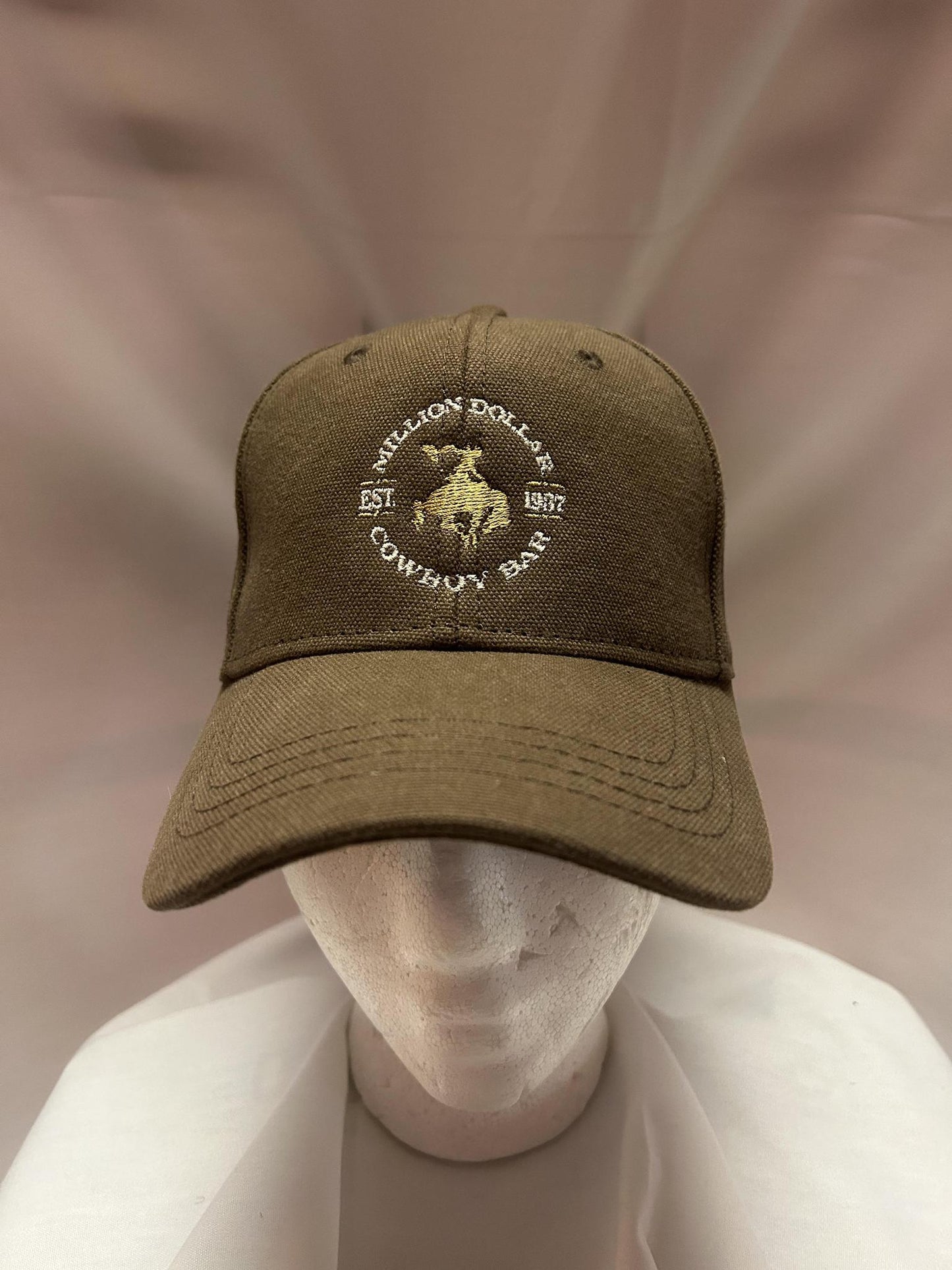 Brown Waxed Trucker Hat