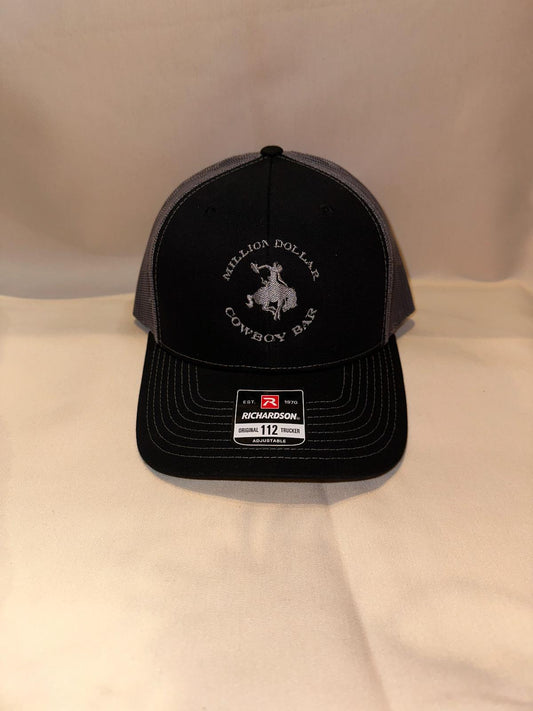 R112 Black Grey Hat