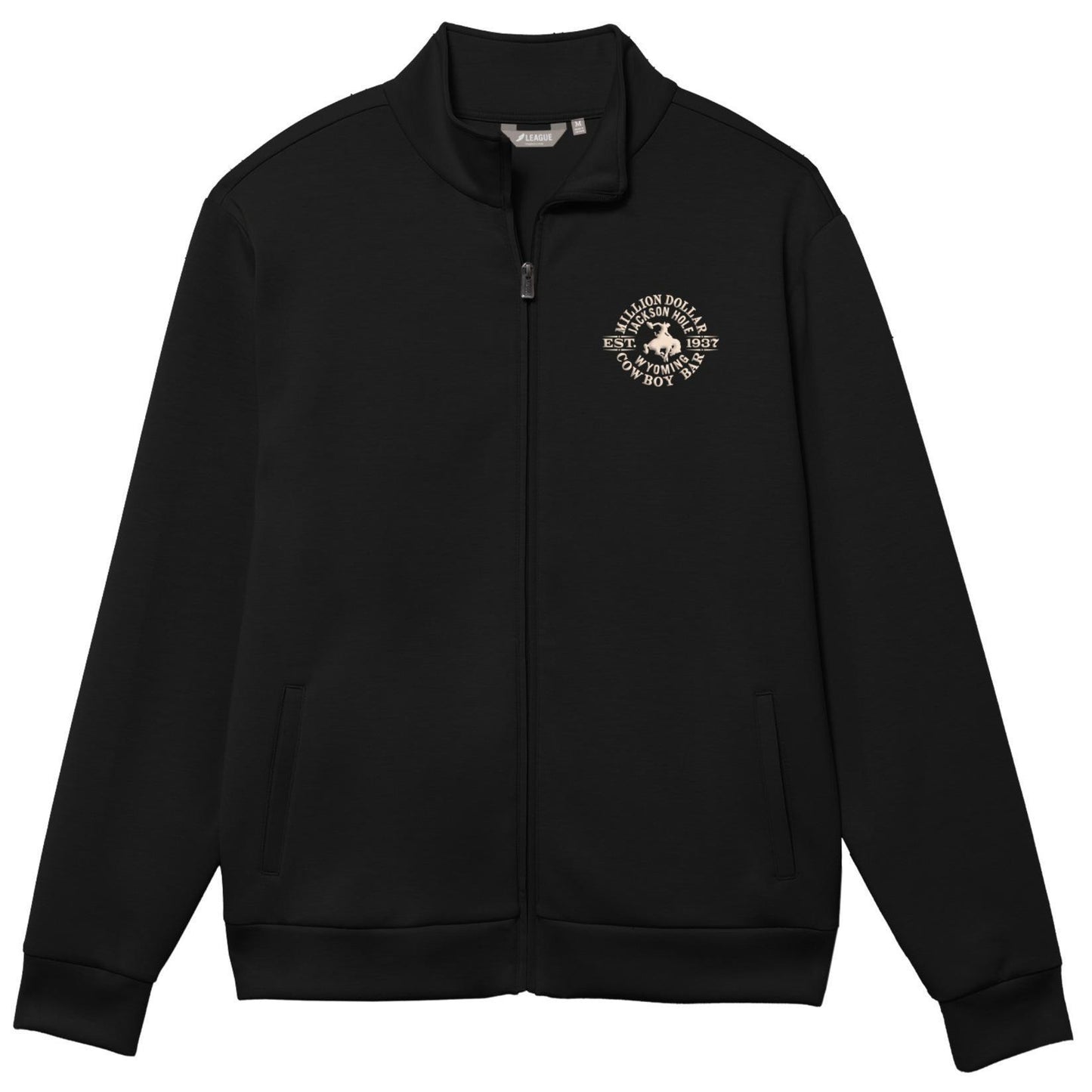 Black Full Zip Hooded Sweatshirt