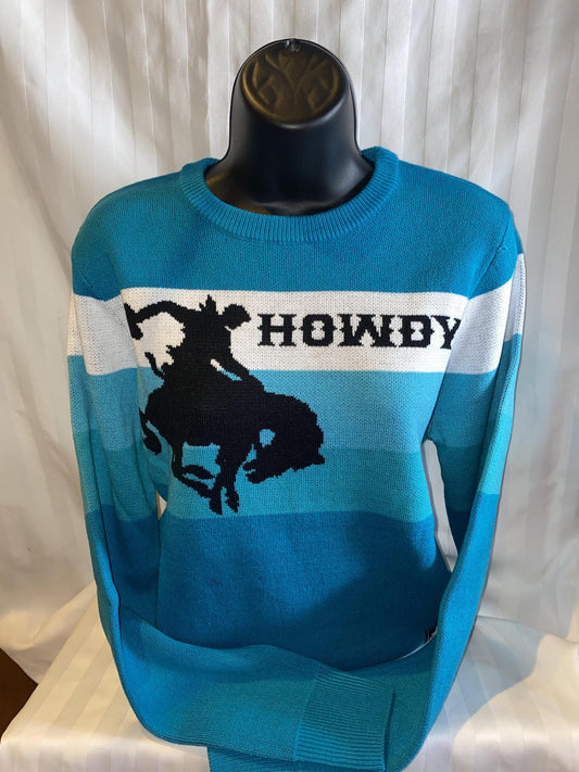 Blue Howdy Sweater Blue